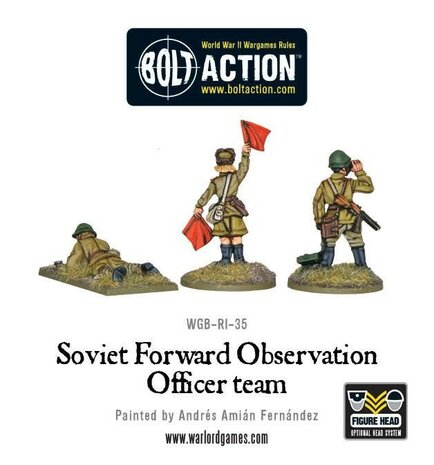 Warlord Games Bolt Action Soviet Army Forward Observer Officers
