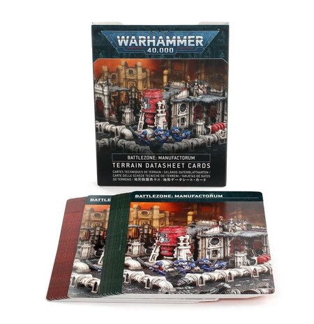 Warhammer 40,000 Battlezone: Manufactorum – Terrain Datasheet Cards