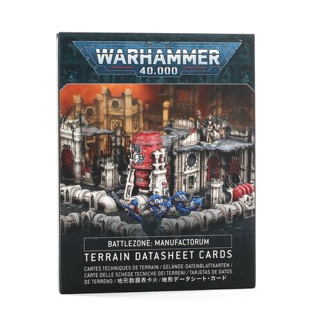 Warhammer 40,000 Battlezone: Manufactorum – Terrain Datasheet Cards