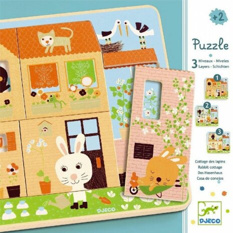 Djeco Lagenpuzzel Chez- Carot