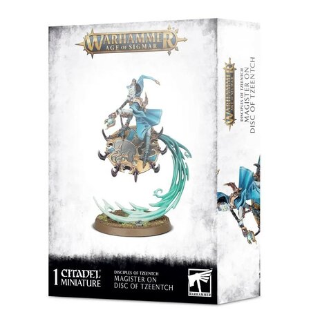 Warhammer Age of Sigmar Magister on disc of Tzeentch