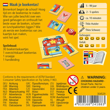 HABA Spel Maak je Boekentas!