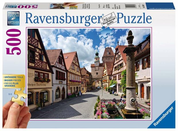 Ravensburger Puzzel Rothenburg, Duitsland