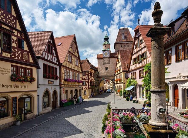 Ravensburger Puzzel Rothenburg, Duitsland