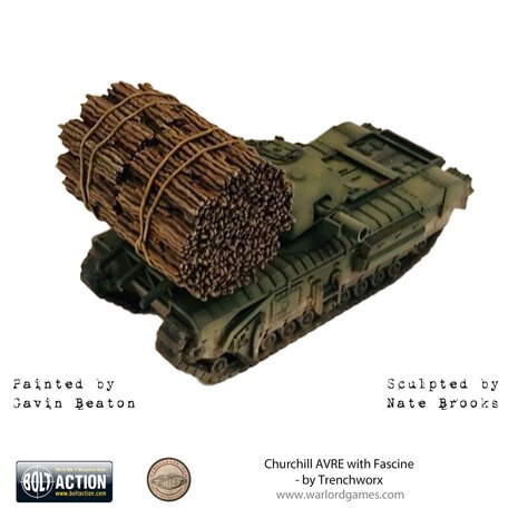 Warlord Games Trenchworx  Churchill AVRE with Fascine