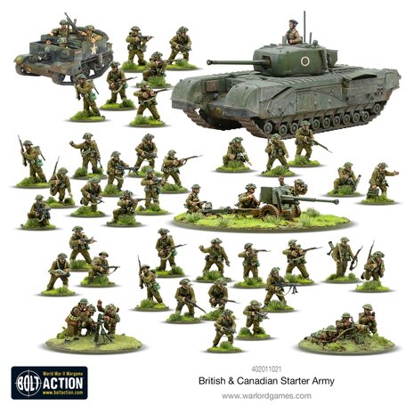 Warlord Games Bolt Action British & Canadian Army (1943-45) Starter Army