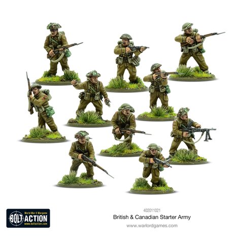 Warlord Games Bolt Action British & Canadian Army (1943-45) Starter Army