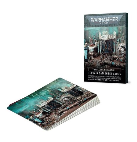 WARHAMMER 40,000 Battlezone: Mechanicum – Terrain Datasheet Cards