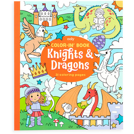 Ooly – Kleurboek Knights & Dragons