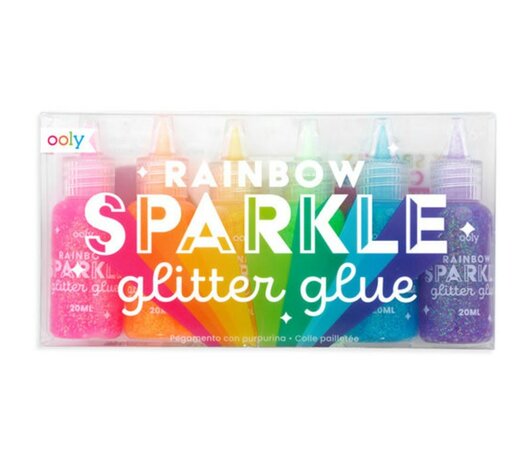 Ooly – Regenboog glitter lijm