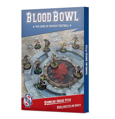 Warhammer Blood Bowl Shambling Undead Pitch & Dugouts