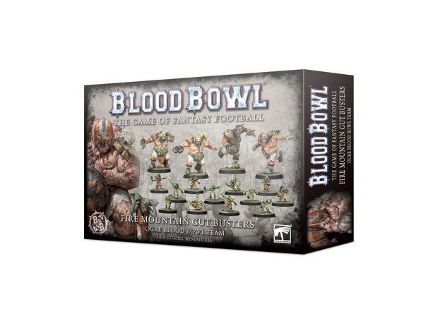 Warhammer Blood Bowl Ogre Team: Fire Mountain Gut Busters