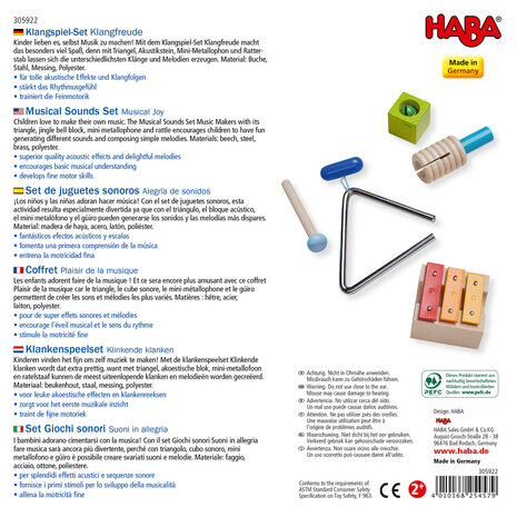 Haba Klankenspeelset Klinkende klanken