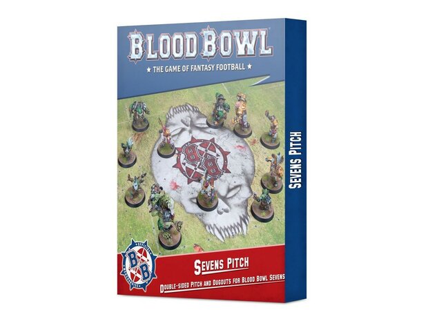 Warhammer Blood Bowl Sevens Pitch: Double-sided Pitch and Dugouts for Blood Bowl Sevens