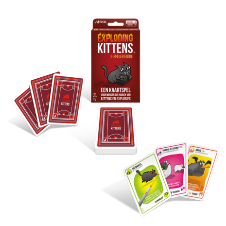 Exploding Kittens 2 speler editie NL 