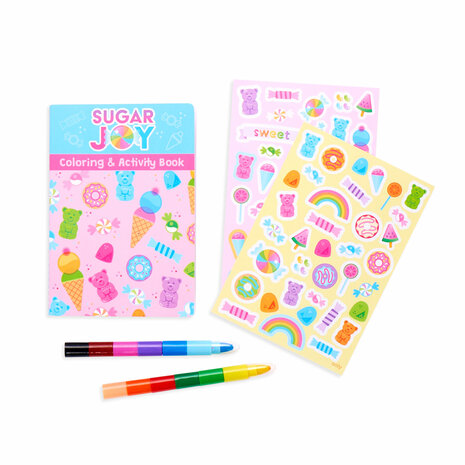 Ooly – Mini Traveler Coloring & Activity Kit – Sugar Joy