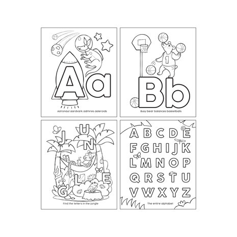 Ooly – Toddler Color-In’ Book – ABC Amazing Animals