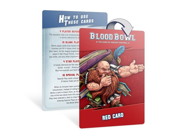 Warhammer Blood Bowl Amazon Team Card Pack