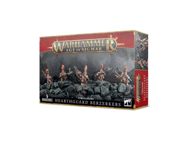 Warhammer Age of Sigmar Fyreslayers Hearthguard Berzerkers