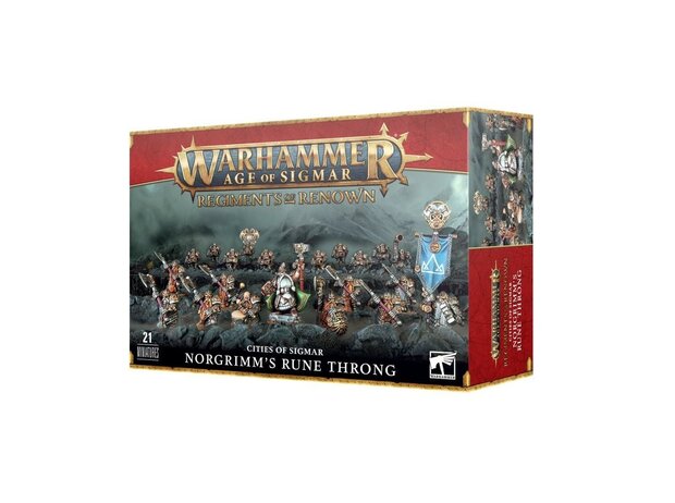Warhammer Age of Sigmar Regiments of Renown: Norgrimm's Rune Throng