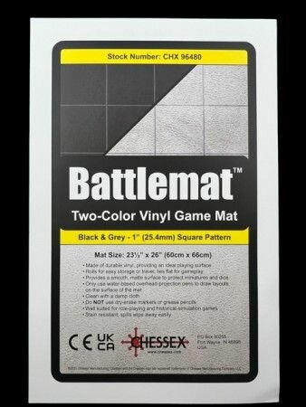 CHX 96480 Reversible Battlemat Black & Grey