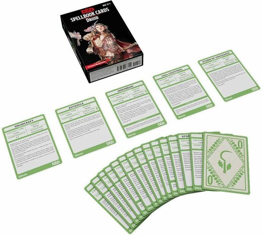 D&D Spellbook cards - Druid