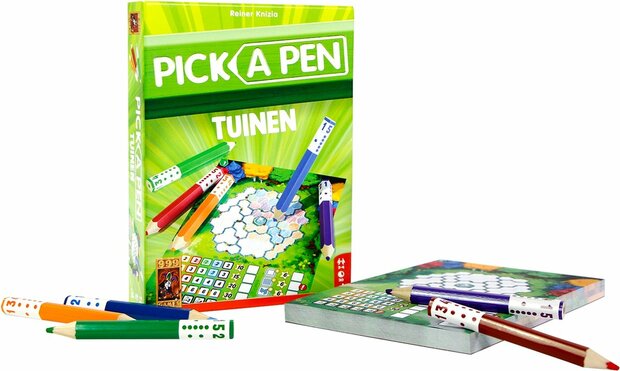 Pick a Pen Tuinen - Dobbelspel 999 Games