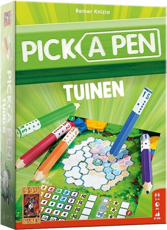 Pick a Pen Tuinen - Dobbelspel 999 Games