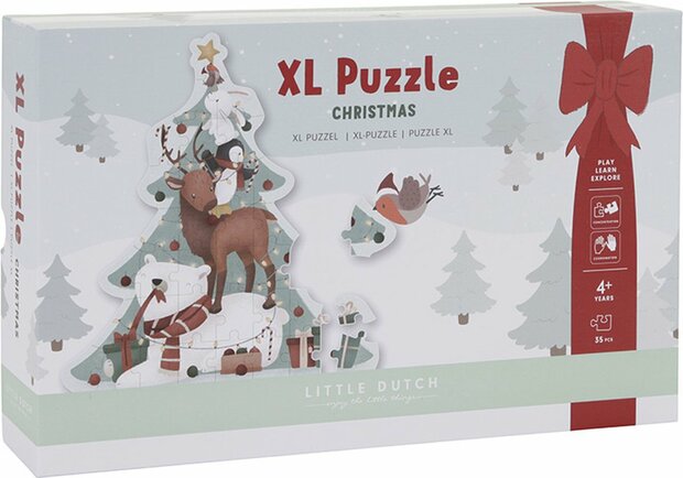 Little Dutch Kerstpuzzel XL