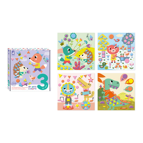 Janod Atelier – 3 Jaar – Geometrische Stickers