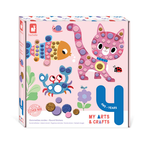 Janod Atelier – 4 Jaar – Ronde Stickers