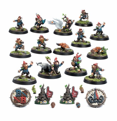 Blood Bowl The Game of Fantasy Football: Gnome Blood Bowl Team The Glimdwarrow Groundhogs