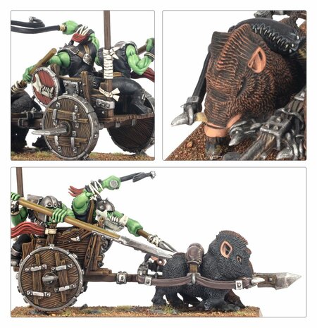 Warhammer The Old World Orc & Goblin Tribes Orc Boar Chariots