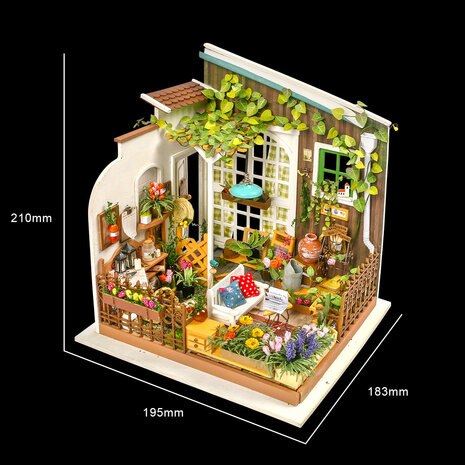DIY Huisje Miller’s Flower House, Robotime