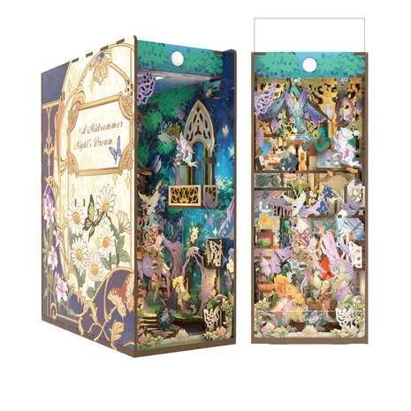 DIY Huisjes DIY Book Nook Boekensteun A Midsummer Night’s Dream inclusief Dust-cover, Tone-Cheer