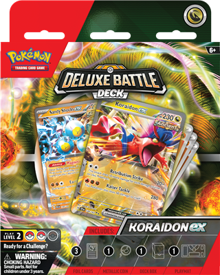Pokemon POK TCG deluxe Battle Deck - MIRAIDON/KORAIDON