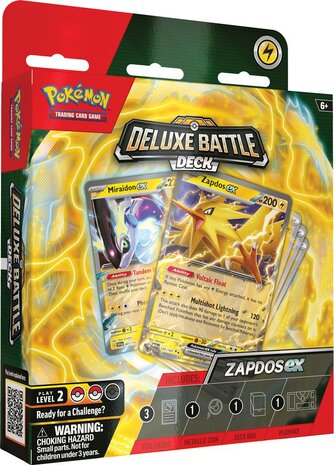 Pokemon POK TCG Deluxe Ex Battle Decks - NINETALES/ZAPDOS