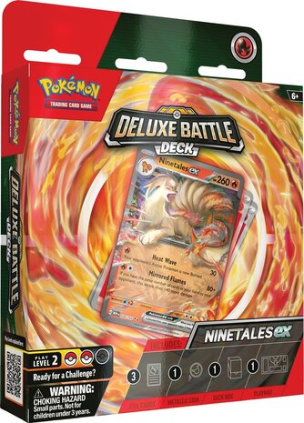 Pokemon POK TCG Deluxe Ex Battle Decks - NINETALES/ZAPDOS