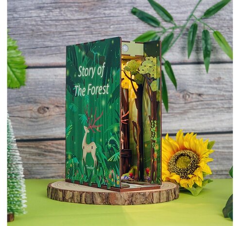 DIY Book Nook Boekensteun Story of The Forest