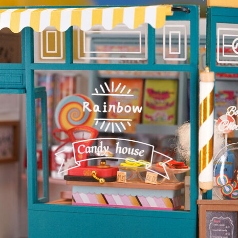 Robotime, DIY Huisje Rainbow Candy House