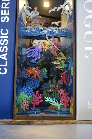 DIY Book Nook Boekensteun The Little Mermaid Bookend