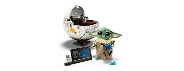 Lego Starwars  Grogu™ met zweefkinderwagen