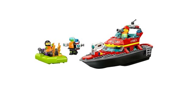 Lego City Reddingsboot Brand