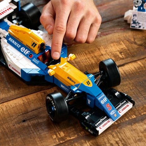 Lego Icons F1 Williams Racing FW14B en Nigel Mansell