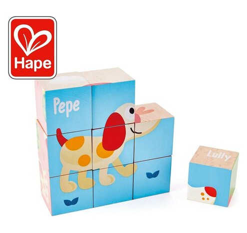 Hape Friendship Puzzle Blocks Pepe