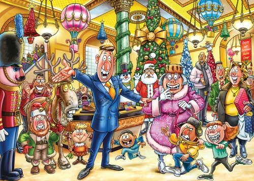 Wasgij Christmas 21 – Een feestelijke make-over! (2×1000)