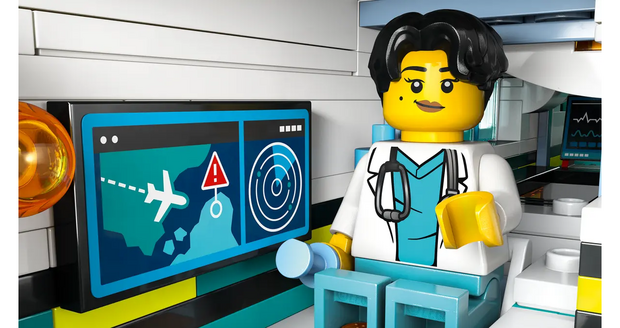Lego City Ambulancevliegtuig