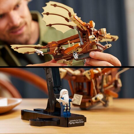 Lego Icons De vliegmachine van Leonardo da Vinci