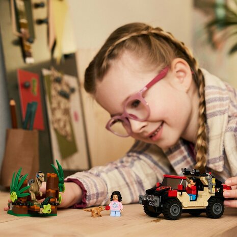 Lego Offroad raptorontsnapping Jurassic World™