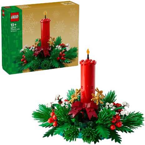 Lego Kersttafeldecoratie
